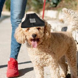 Dog Apparel Bucket Hat Pet Straw Puppy Hats Mesh Porous Sun With Ear Holes Summer Shade Supplies