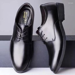 Dress Shoes Fashion Masculino Formal Wedding Designer Leather Italy Pointed Toe Oxford Luxury For Men Sneakers Footwear Casual