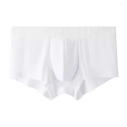 Underpants 1pc Sexy Men's Boxers Shorts Middle Waist Underwear Boxer Briefs Panties Bulge Pouch Man Trunks Lingerie