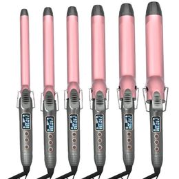 Electric Professional Ceramic Hair Curler Lcd Curling Iron Roller Curls Wand Waver Fashion Styling Tools 240425
