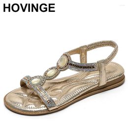 Casual Shoes For Women Beautiful Sandals Summer Girl Big Size Bead Leisure Slippers Ladies Flat