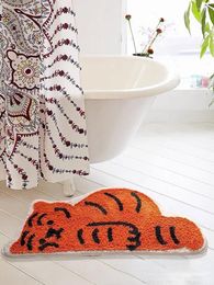 Bath Mats Cute Cartoon Bathroom Rug Kitchen Non-slip Water Absorption Children Bedroom Bedside Pad Soft Decoration Household