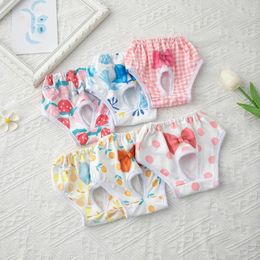 Dog Apparel Washable Female Shorts Panties Breathable Menstruation Underwear Briefs Jumpsuit Pet Physiological Pant Diaper Sanitary