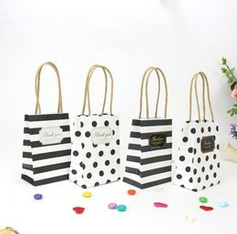 Event Party Supplies Small Gift Bag with Handles Wedding Decoration Paper Gift Bag for Jewelry Birthday Decoration 20pcs3646799