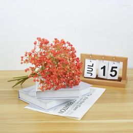 Decorative Flowers 7pc Gypsophila Artificial Suitable For Wedding Party Home Garden Decoration Valentine's Day Gift