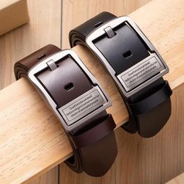 Belts Men's Belt Fashion Metal Alloy Pin Buckle Adult Jeans Business Casual Waist Male Strap