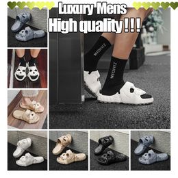 Skull hole shoes thick sandals summer beach breathable sandals non-slip lightweight Fashion sport casual blue black 40-45 beach sun slides boy 2024 brown light EVA