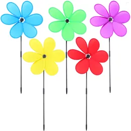 Garden Decorations 5pcs Wind Spinners Outdoor Windmill Pinwheels Decor Kids Gift Toys