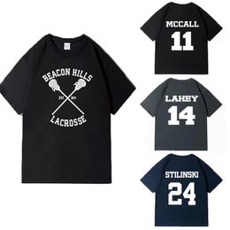 Young Wolf Stiles Stilinski 24 McCall 11 Summer Tshirt Men and Women Bicken Mountain Field Hockey Dylan 240426