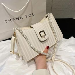 Shoulder Bags EUMOAN The Spring And Summer Small Bag Female High-level Sense Of 2024 Pearl One-shoulder Messenger Wild Und