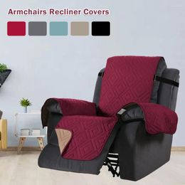 Chair Covers Recliner Sofa Quilted Couch Cover Washable Anti-wear Slipcover Cushion Furniture Protector