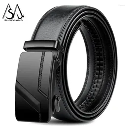 Belts Trendy Men Automatic Buckle PU Leather Belt Business Casual Men's Fashionable And Luxury Feeling