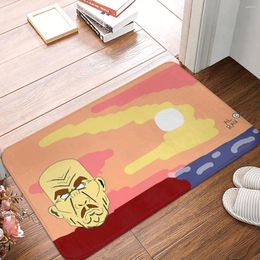 Carpets Mr Frustrated Moustached French Non-Slip Carpet Doormat Living Room Bath Mat Entrance Door Floor Rug