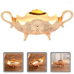 Dinnerware Sets Amphora Fruit Bowl Dish Embossed Plate Trayative Table Candy Holder Restaurant Household Serving Tray