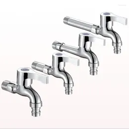 Bathroom Sink Faucets Modern Fashion Garden Brass Lengthen Fast Open Faucet /washing Machine Cold Water /Mop Pool Taps