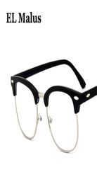 Sunglasses EL Malus2021 Brand Designer Mens Women Glasses Optical Frame Metal Clear Lens Eyeware Leopard Tan Black Silver Gold S2100739