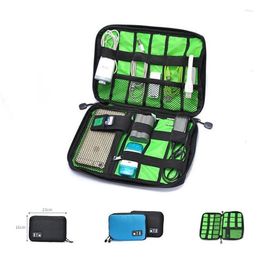 Storage Bags Data Cable Bag Travel Digital Electronic Accessory Organizer Mobile Phone Headset Charger U Disk Power Bank Protect