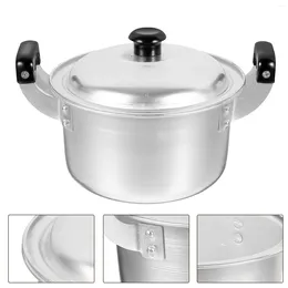 Double Boilers Casserole Deepened And Thickened Aluminium Alloy Double-eared Small Soup Pot Pans Noodle