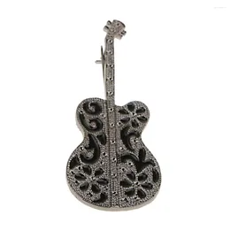 Brooches Unisex Jewelry Guitar Brooch Musical Instrument Corsage Dress Gift