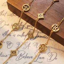 XIXI High Quality Gold New Design Bangles Stainless Steel Charm Fashion Fine Jewellery Chain Bracelet Women