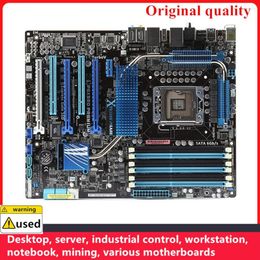 Motherboards For P6X58D Premium LGA 1366 DDR3 ATX Intel X58 Overclocking Desktop Mainboard SATA III USB3.0