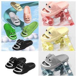 2024 new Designer Ugly and Cute Funny Frog Slippers sandals Wearing Summer black white Thick Sole and High EVA Anti slip Beach Shoes
