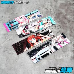 Storage Bags Personalised Jdm Anime Modified Car Girl Reflective Sticker Rear Window Combination Scratch