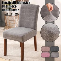 Chair Covers All-inclusive One-piece Elastic Cover El Restaurant General Solid Colour Dining Table Armchair Footstool Fabric
