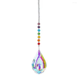 Decorative Figurines Crystal Beads Hanging Drops Wind Chime Light Catcher Garden Decor