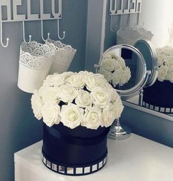 8cm Artificial PE Foam Rose Flowers Bridal Bouquets For Wedding Table Home Party Decorations DIY Scrapbook Supplies4885533