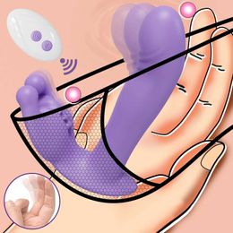 Other Health Beauty Items G Spot Dildo Vibrators Female Wireless Remote Control Clitoris Stimulator Wearable Panties Toys for Women Couples Adults 18 T240510