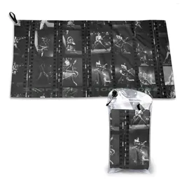 Towel The Film Strip Tee Shirt Quick Dry Gym Sports Bath Portable Final Fantasy Xiv Ffxiv Dark Knight