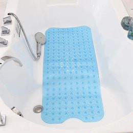 Bath Mats 40 100cm Mat Cute Bathtub PVC Large Safety Shower Non-slip With Suction Cups Floor Soft Massage Pad Bathroom Carpet Rug