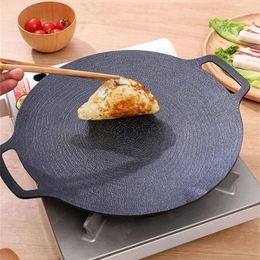 Pans Portable Cooker Pan Korean Grill Barbecue BBQ Plate Metal Outdoor Iron Multi-griddle Induction Pot