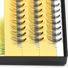 False Eyelashes Grading World eyelashes 10D personal Russian curled prefabricated fan fake mink Mkae Up tool Q240510