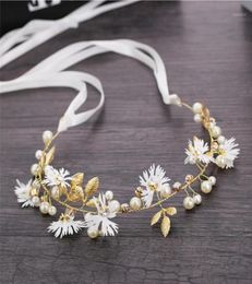 Hair Clips Barrettes Fashion Women Plant Pageant Multicolor Flower Crown Bridal Accessories Summer Wedding Luxury Tiara Hair12086675