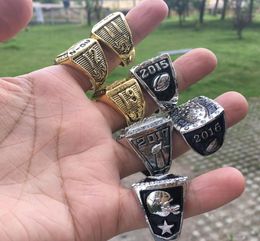 7 PCS Fantasy American Football Championship Ring Men Fan Souvenir Gift Whole 2019 Drop 9495970