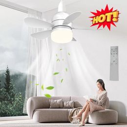 Ceiling Fan With Lights Remote Control Silent For Kitchen Bedroom Basement Dining Living Room