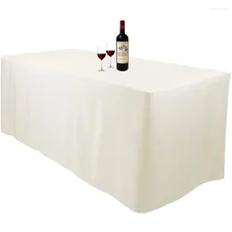 Table Cloth 6 Ft Set Of Black Polyester Tablecloth Outdoor Sets Wedding Party_Jes3430