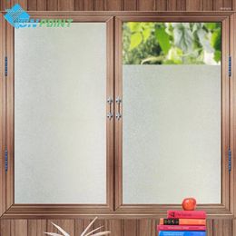 Window Stickers Self Adhesive Frosted Glass Decorative Film Office Bathroom Toilet Waterproof PVC Transparent Opaque Wall Papers