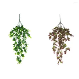 Decorative Flowers 2pcs ABS Multifunctional Simulation Plant For Home And Restaurant Artificial Plants Outdoor Easy To Manage