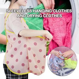 Hangers 2024 Laundry Artifact Home Supplies Outdoor Sleeveless Bib Cold And Waterproof Cloth Japanese Clothes Apron