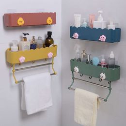 New Without Punching, Kitchen Seasoning Storage Rack, Wall Mounted Thickened Bathroom Cosmetic Rack