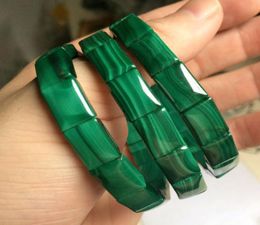 Natural Malachite Stone Beads Braclet Natural Gem Stone Bracelet For Woman For Gift Whole Y190511018520249