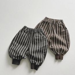 Trousers Childrens Clothing Boys Striped Cotton Pants Autumn Japanese And Korean Loose Wide Leg