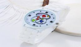 Wristwatches 2021 Montre Femme High Quality Jelly Silicone Women Watches Quartz Watch Bear Men Clock Relogio8416257