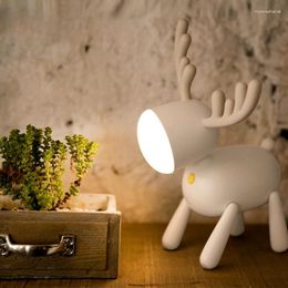 Table Lamps LED Cute Reading Light For Book Mini Portable Night Bright Desk Lamp White Eye Protection