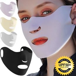 Party Supplies Reusable Ice Silk Sunscreen Mask Summer Anti-UV Protection Cycling Face Cover Women Breathable Outdoor Sport Sun Windproof