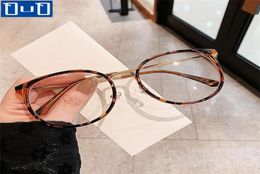 Sunglasses Qutzzmnd Vintage AntiBlue Light Glasses Frame Women Men Fashion Round Big Size Metal Optical Spectacle Eyeglass Comput1255423