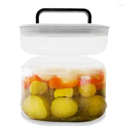 Storage Bottles Kimchi Jar Food Bottle Traditional Chinese Container Kitchen Organiser Fermentation Pickles Dry And Wet Dispenser Tank